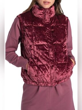 Lolë Rose Water Repellent Puffer Vest Size M
